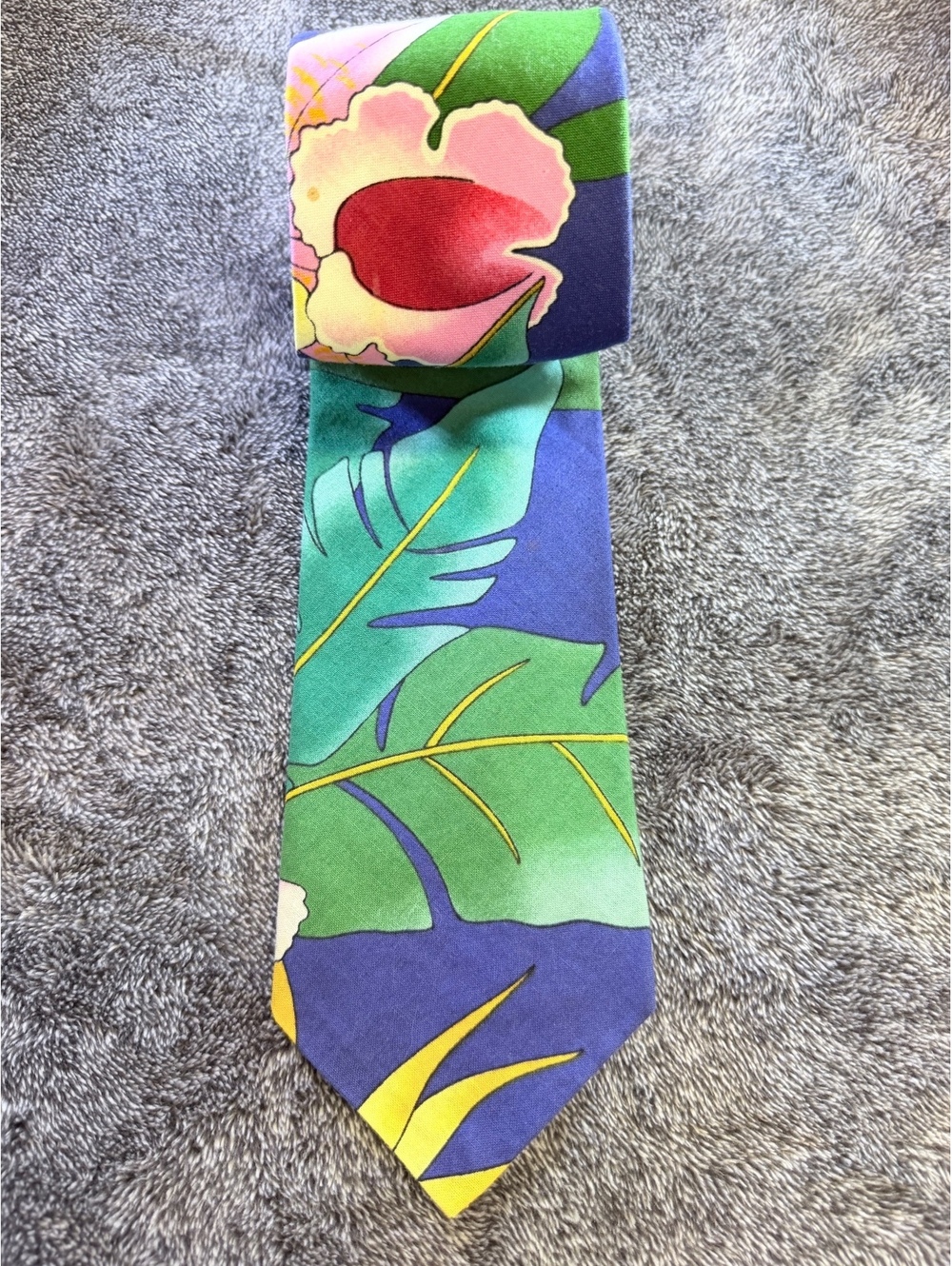 MAI-TIE By Suggestion Vibrant Floral Cotton Tie